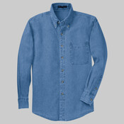 Tall Long Sleeve Denim Shirt