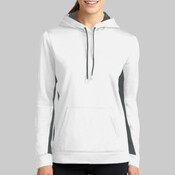 Women's Sport Wick ® Fleece Colorblock Hooded Pullover