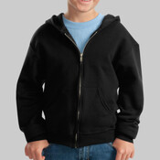 Youth NuBlend ® Full Zip Hooded Sweatshirt