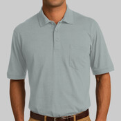 Core Blend Jersey Knit Pocket Polo