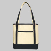 Medium Cotton Canvas Tote