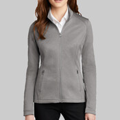 Women's Diamond Heather Fleece Full Zip Jacket