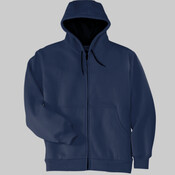 Heavyweight Full Zip Hooded Sweatshirt with Thermal Lining